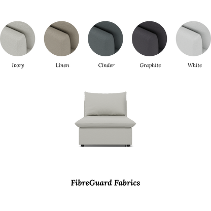 Lira Luxe - 1 Seater No Arms