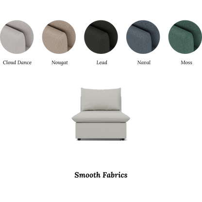 Lira Luxe - 1 Seater No Arms
