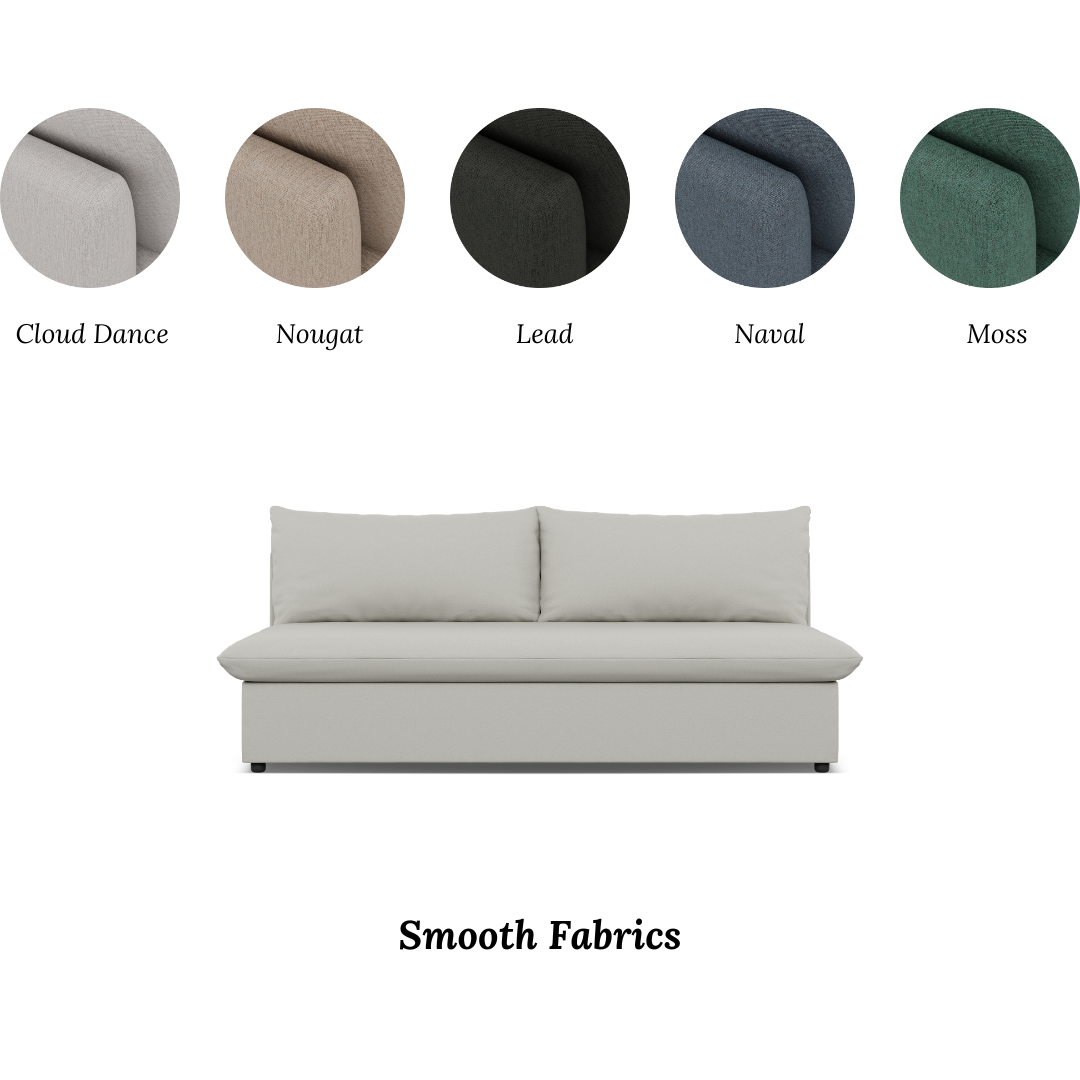 Lira Luxe - 3 Seater No Arms