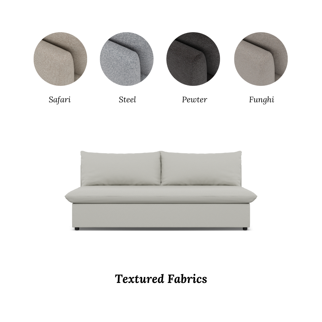 Lira Luxe - 3 Seater No Arms